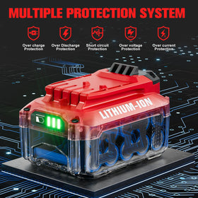 Powtree compatibility with Craftsman 20V tools back view