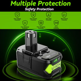 POWTREE high-capacity 8Ah 18V battery pack boosts runtime