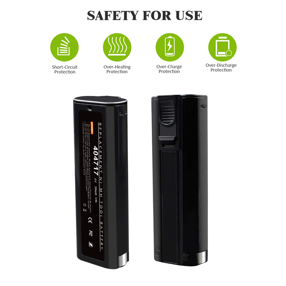 POWTREE no memory effect Ni-MH chemistry maintains consistent performance