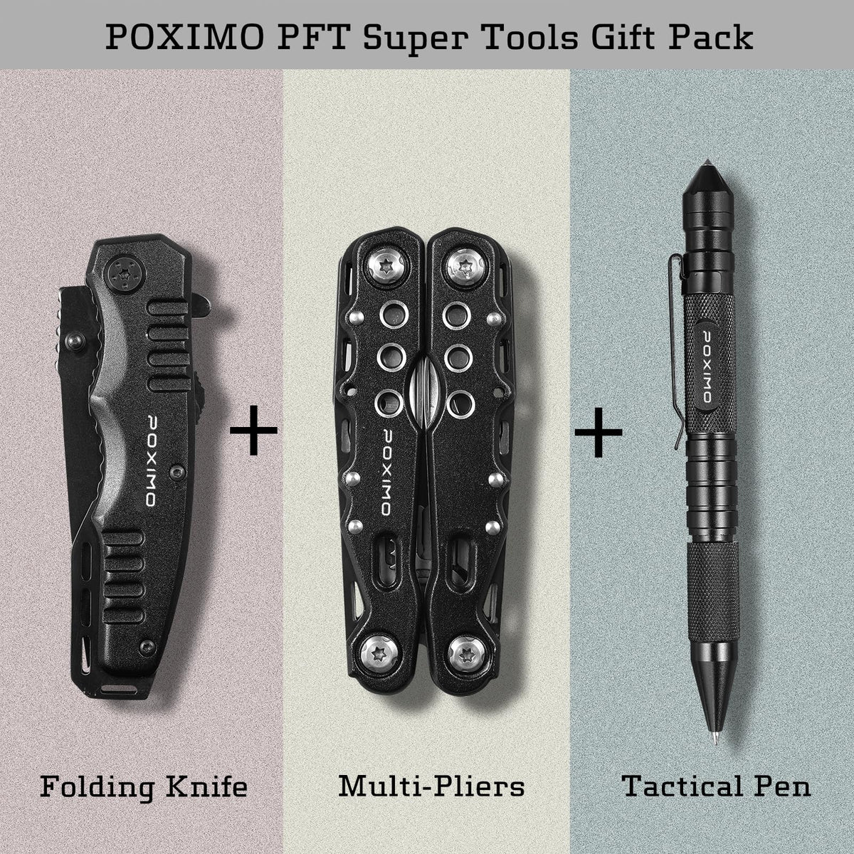 POXIMO PFT gift box showcases a premium three-item set.