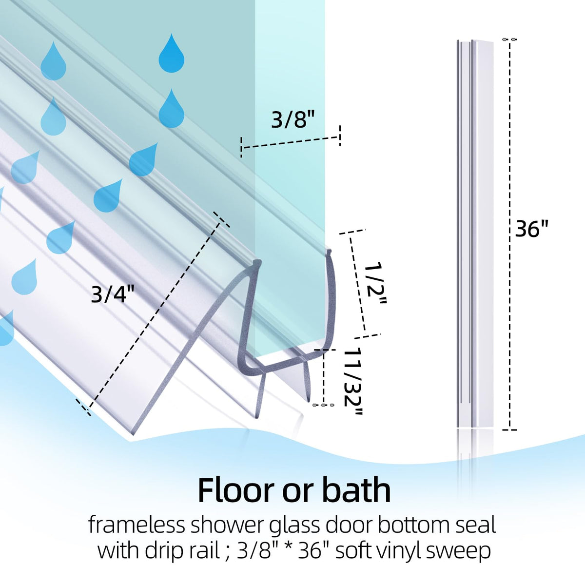 POZIA ultra-clear polycarbonate material offers near invisibility and splash protection.