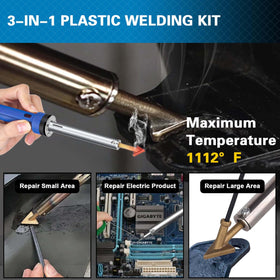 Ppizkk ABS/PP/LDPE welding rods in color options for precise restoration.