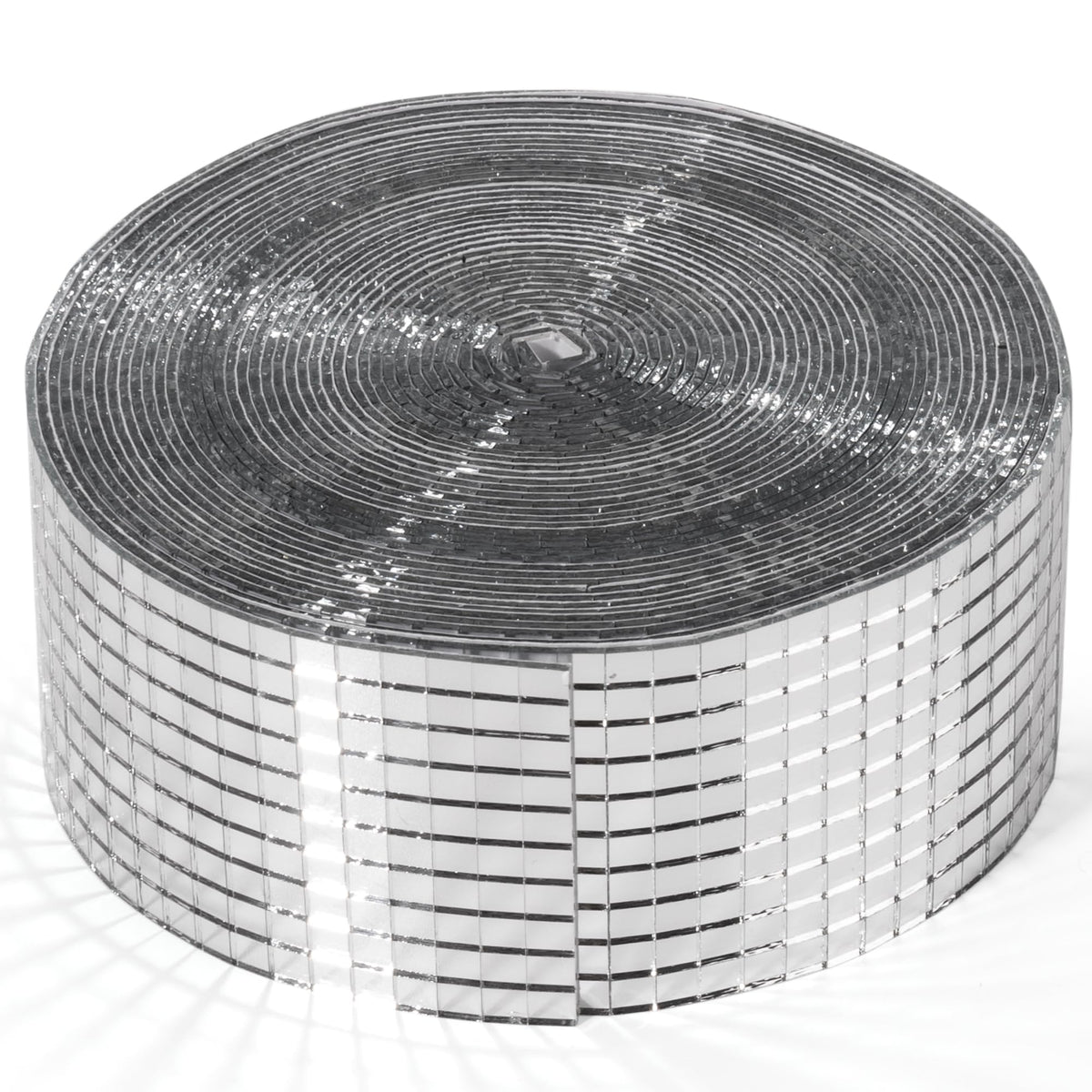PP OPOUNT disco tiles roll in mirror finish for flexible DIY decor.