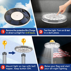PPQ solar powered design charges from sun for eco-friendly lighting
