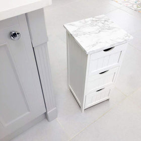 PracticalWs Marble Paper applied on a kitchen countertop for refreshed look