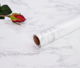 practicalWs Marble Wallpaper door panel offers quick room uplift.