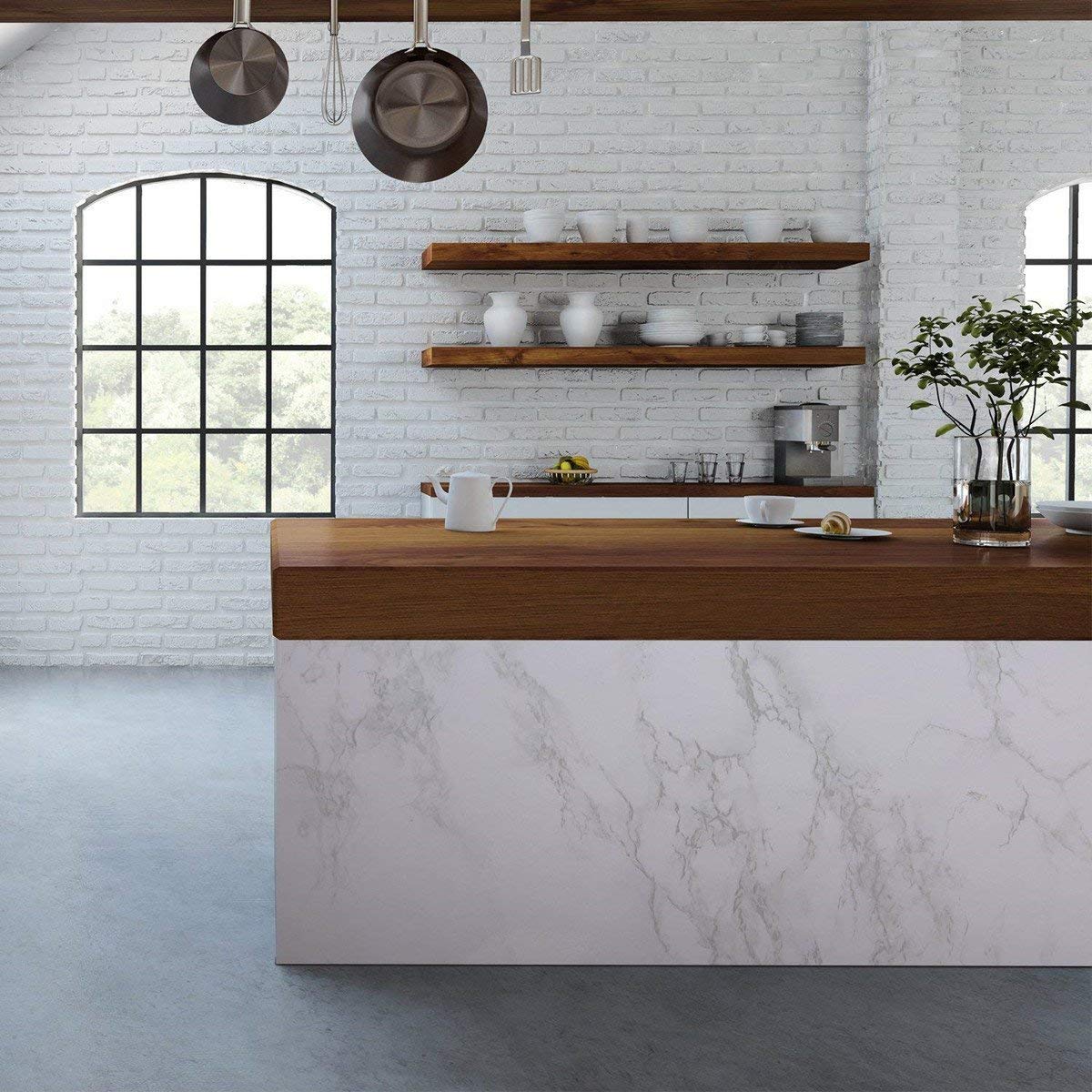 practicalWs Marble Wallpaper notebook cover adds chic, removable upgrade.