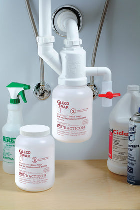 Practicon Gleco Trap System bottle replacement is quick and simple