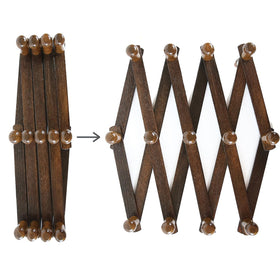 Prairie Star 13 pegs provide versatile storage for coats, towels, jewelry, and bags.