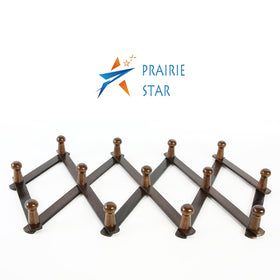 Prairie Star wall mounted rack suits garage bathroom or bedroom storage needs.