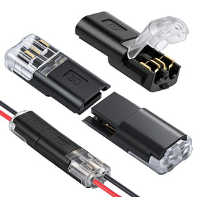 PRECIHW quick-splice 2-pin connector for tool-free low-voltage wiring.