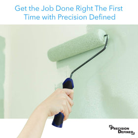 Precision Defined 4-inch roller in wall application delivers streak-free results