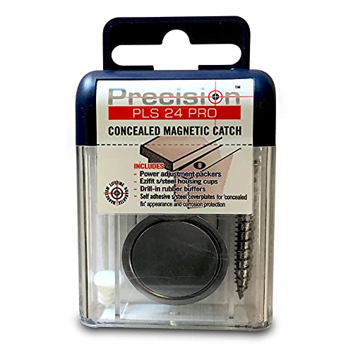 Precision Lock PLS 24 PRO self-adhesive cover plates finish the look.