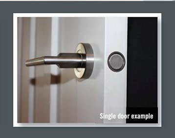 Precision Lock PLS 24 PRO two-disc cover plates hide screws.