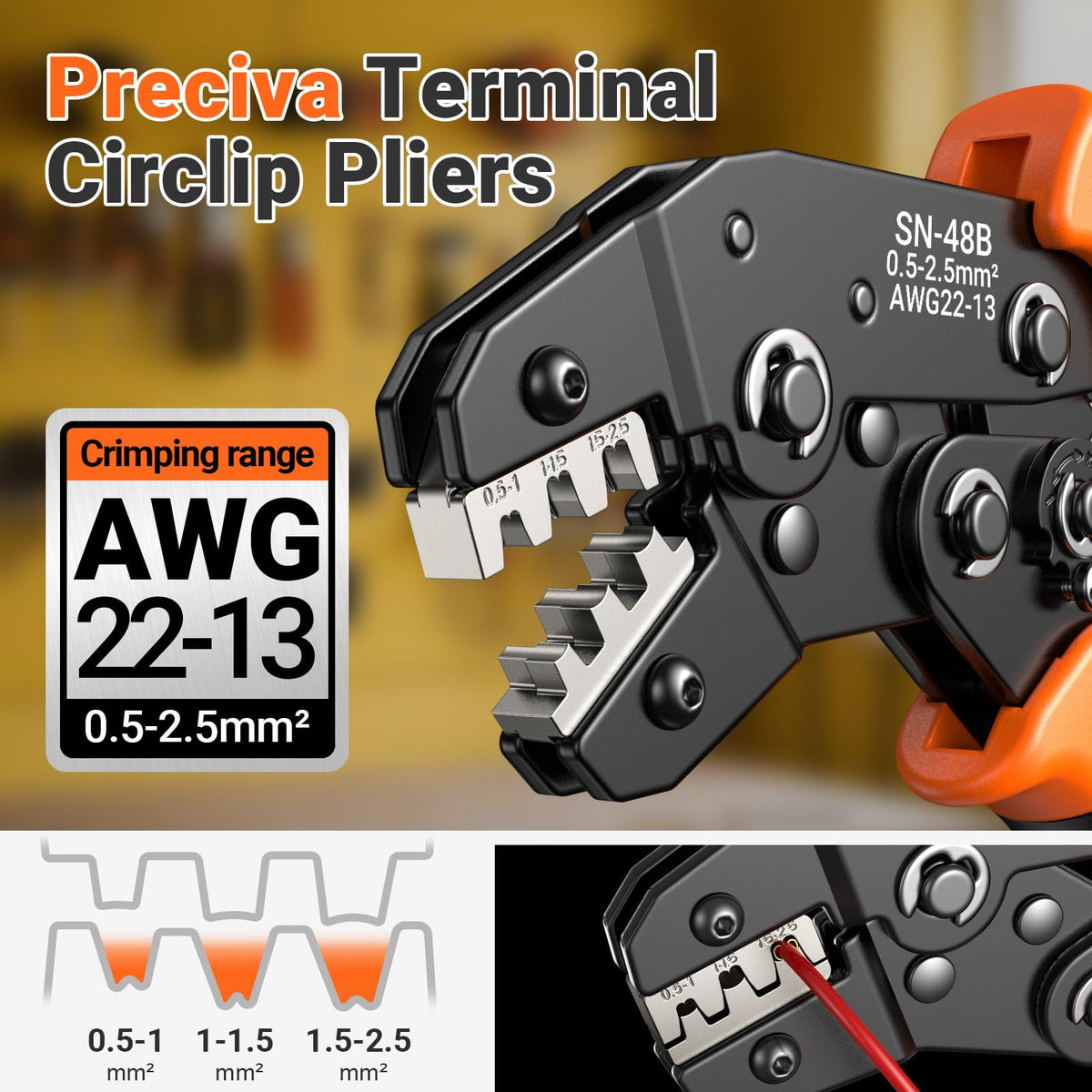 Preciva 270 insulation sleeves provide safe, insulated terminations across wiring projects.