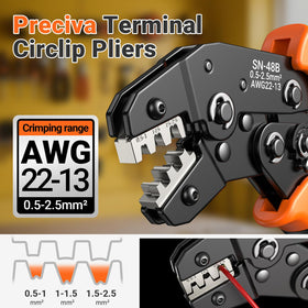 Preciva 270 insulation sleeves provide safe, insulated terminations across wiring projects.