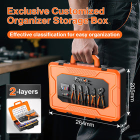 Preciva 425pcs insulated connectors kit for versatile electrical connections.
