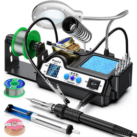 Preciva 927 IV soldering station front view for a compact workspace
