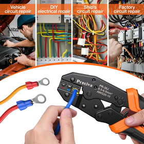 Preciva adjustable star disk lets you set crimping pressure precisely.