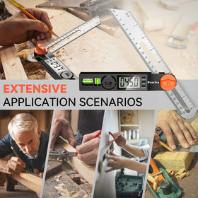 Preciva auto-off feature conserves battery during long projects.