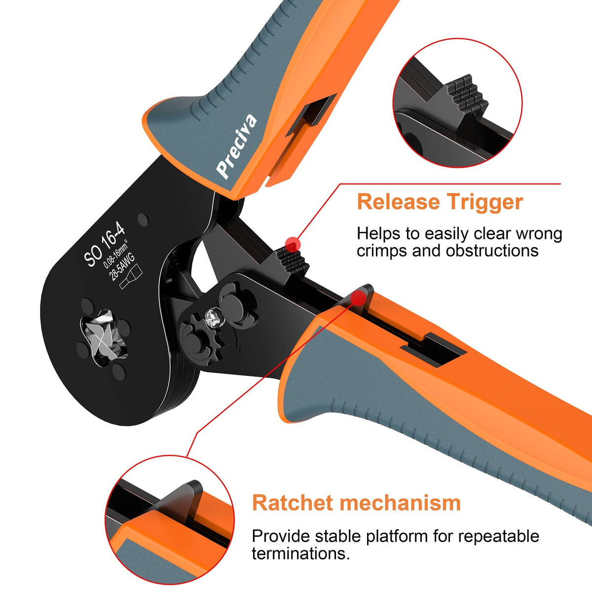 Preciva compact durable construction suited for on-site work.