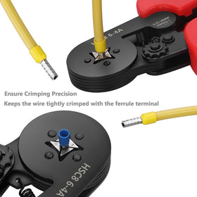 Preciva self-adjusting mechanism aligns 0.25-10 mm² terminals