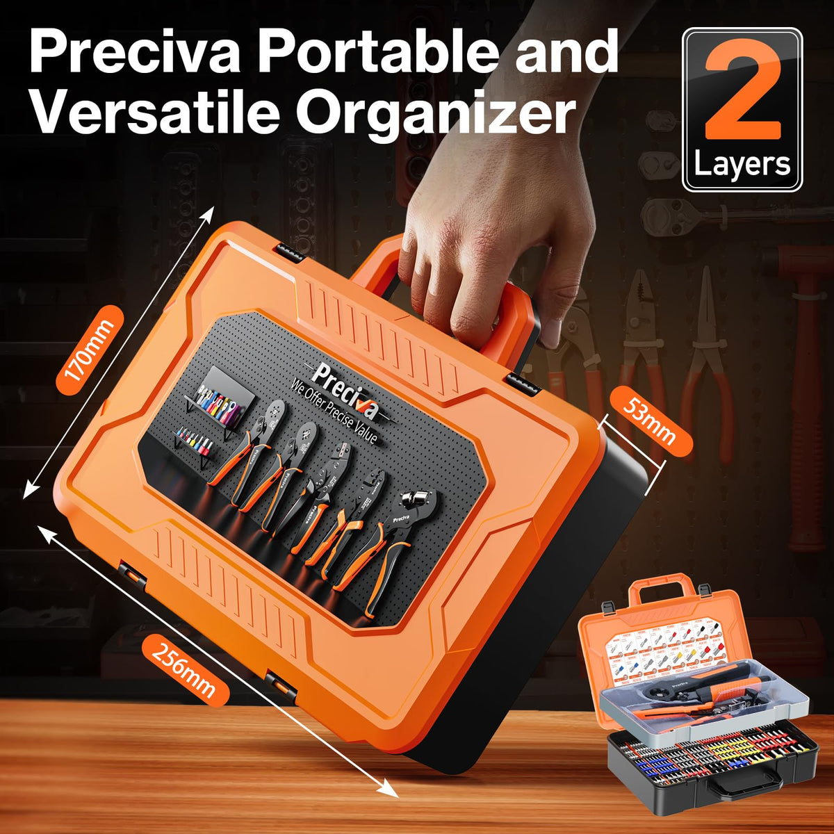 Preciva ferrule kit in use demonstrates secure crimps and efficiency.