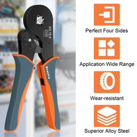 Preciva ergonomic handle with ratchet design for comfortable use.