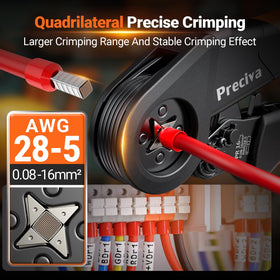 Preciva ferrule connectors included for quick, reliable terminations