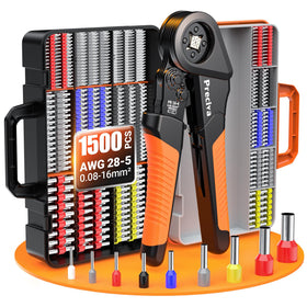 Preciva ferrule crimping tool kit with AWG 28-5 for precise terminations