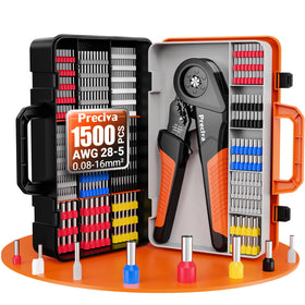 Preciva ferrule crimping tool kit case shows organized transport for field projects