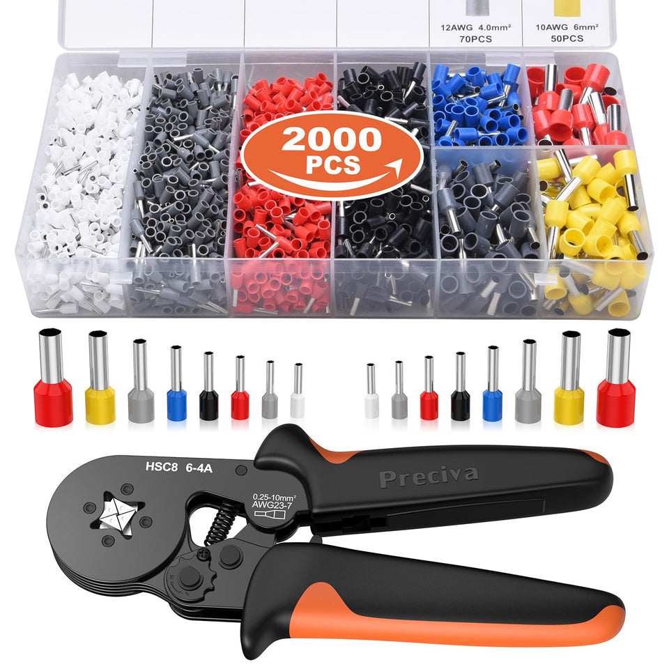 Preciva ferrule crimping tool with durable construction for reliable terminations.