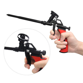 Preciva foam gun rugged thread design for durable, easy operation.
