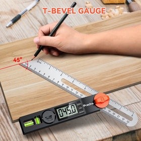 Preciva horizontal and vertical bubbles ensure accurate leveling.