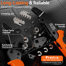 Preciva Mini-Fit Jr in use on workbench for wiring projects