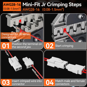 Preciva Mini-Fit Jr removal tool for quick terminal extraction