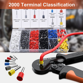 Preciva wire terminals pack of 2000 for DIY and pro repairs.