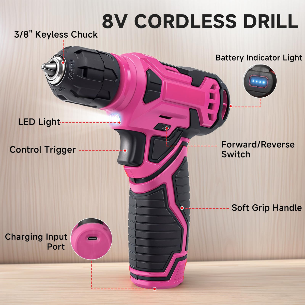 Prekull anti-slip grip screwdrivers for comfortable, stable fastening