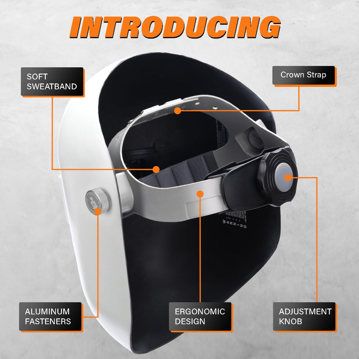 Preruner ultra-lightweight headgear design lowers neck strain during long tasks.