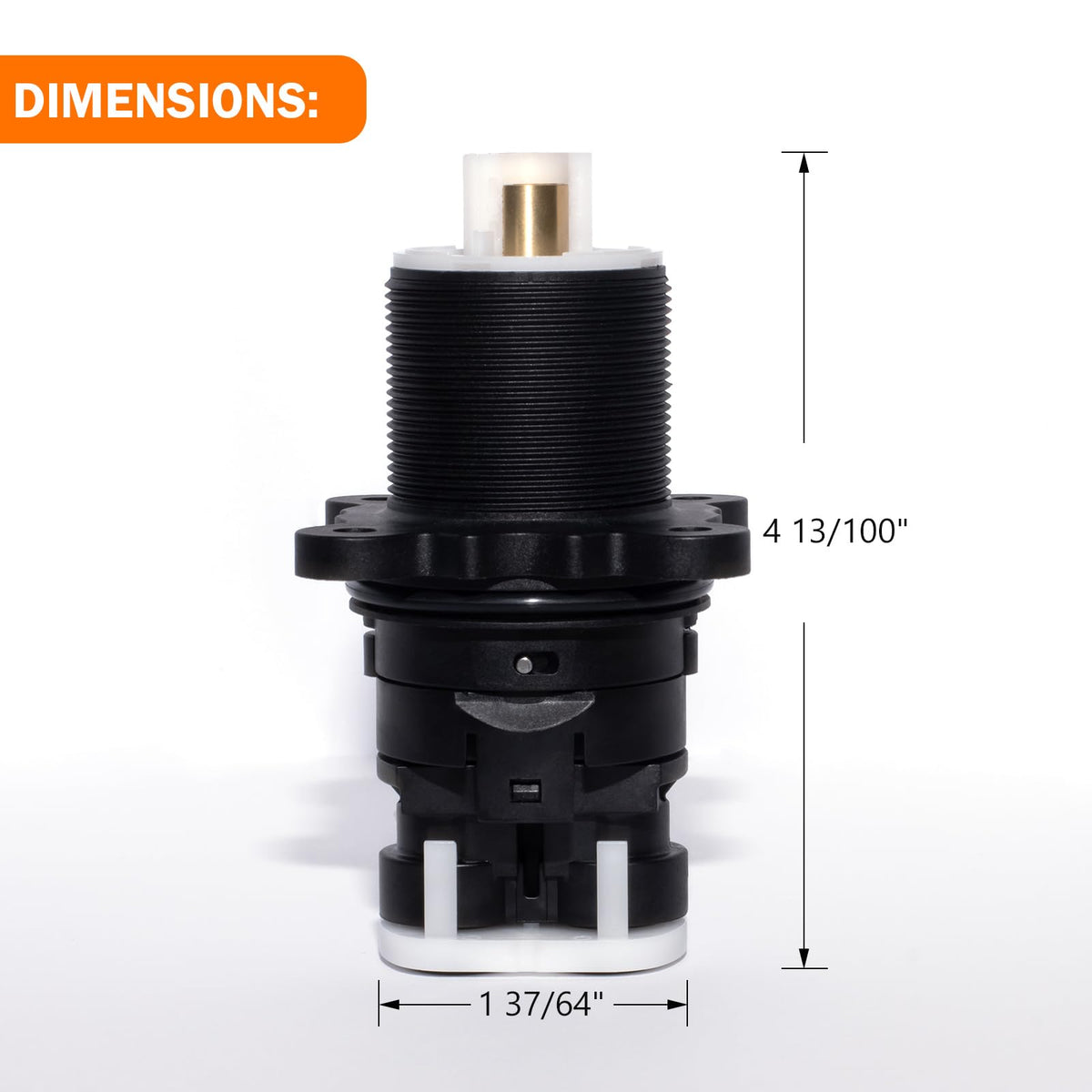 Presan 9745299 stem detail demonstrates precise control, easy operation.