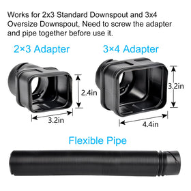 Prestantious connector allows two pipes to extend up to 14ft
