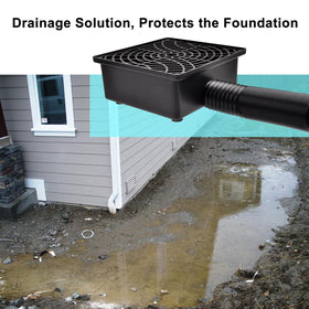 Prestantious-downspout-diverter-outlet demonstrates direct water redirection