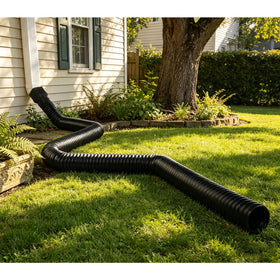 Prestantious fixing screws secure adapters to downspouts during installation