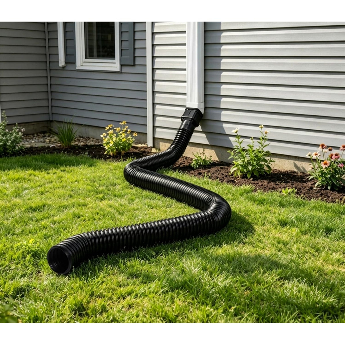 Prestantious flexible pipe adapts to irregular layouts and angles