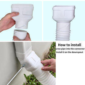 Prestantious outdoor water diversion for lawns and patios