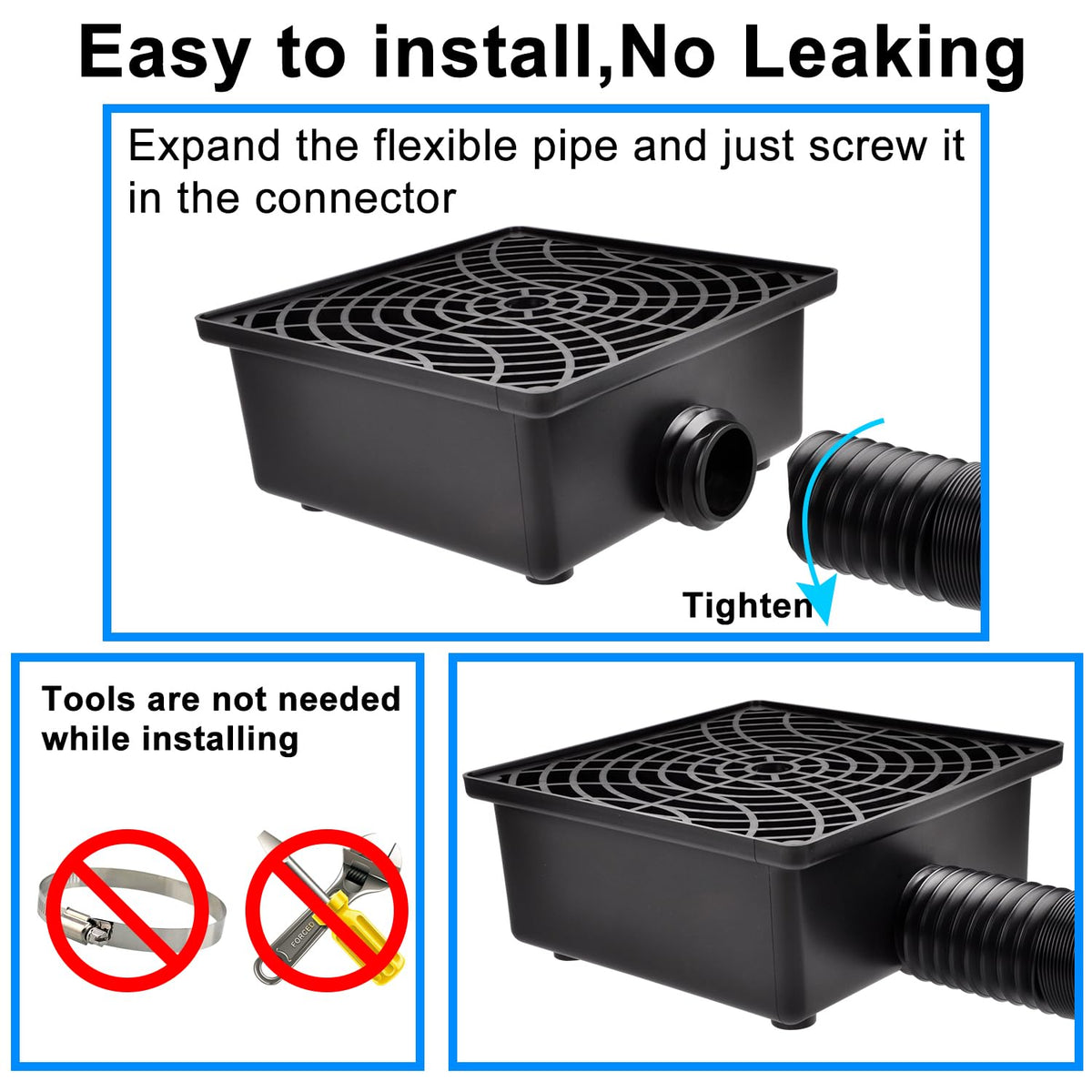 Prestantious-stormwater-drainage-kit suitable for patios and walkways