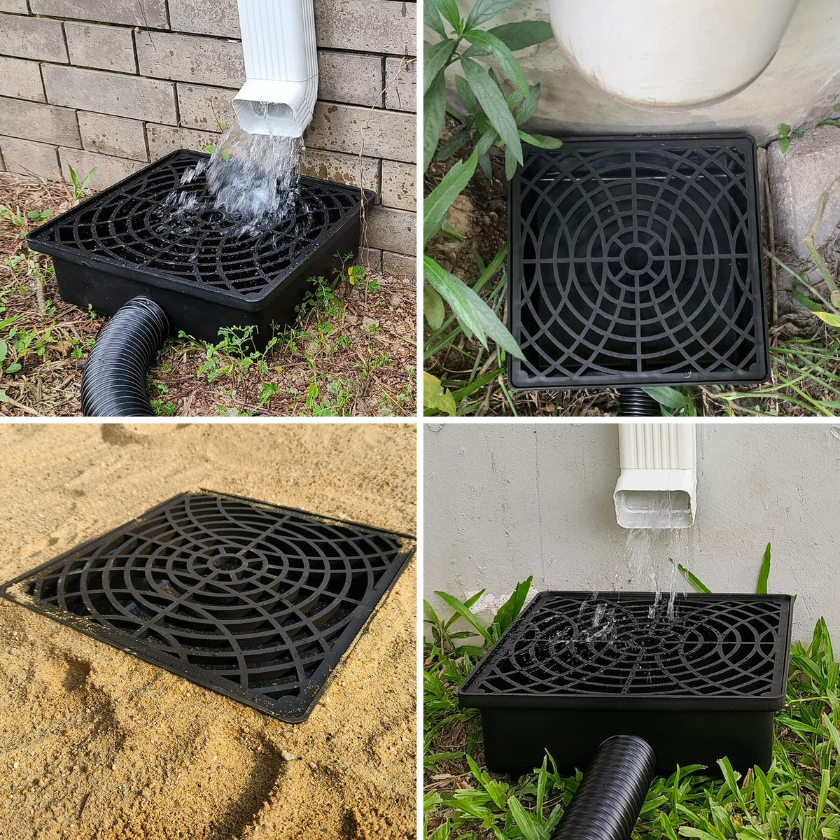 Prestantious stormwater drainage solution directs runoff away from patios