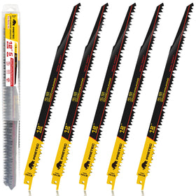 PRETEC blade set closeup shows durable pruning blades for precise cuts.
