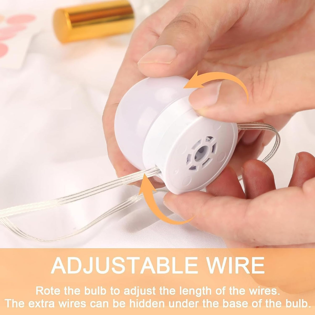 Prettmess USB-powered lights are convenient for travel and quick touch-ups.