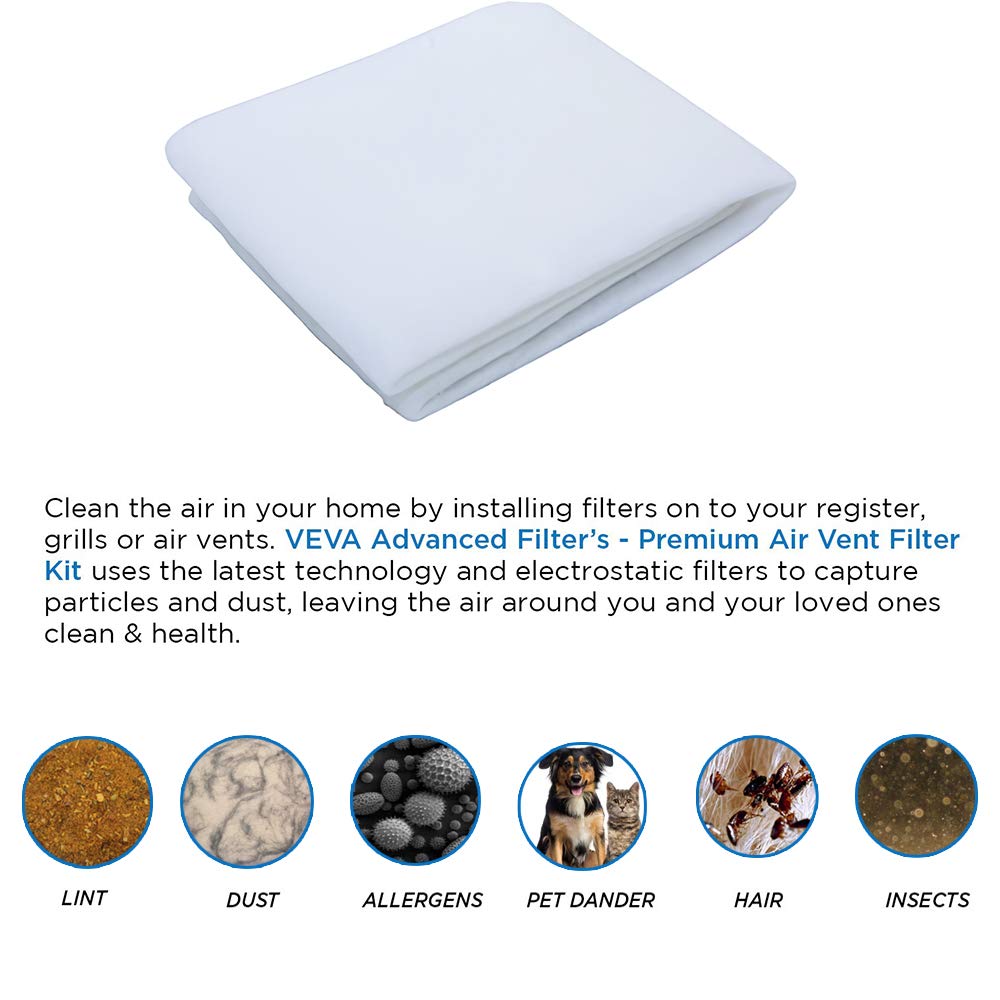 PRETTYWIT MERV13 filter material easy-to-insert sheet for upgrades